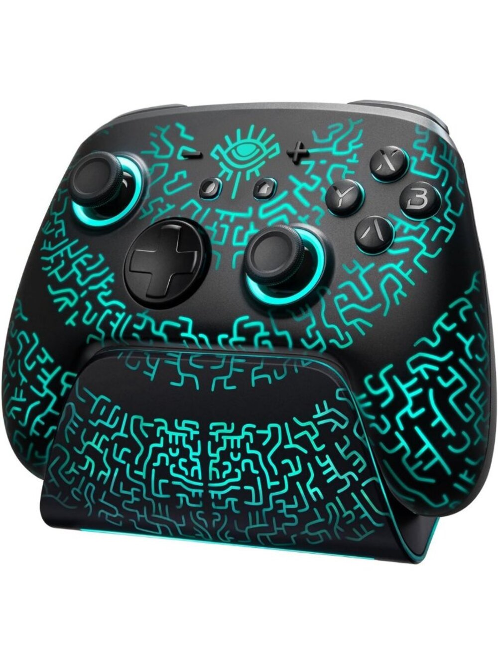 Wireless Controller with Charging Dock, Hall Effect Pro, Bluetooth, LED Glow